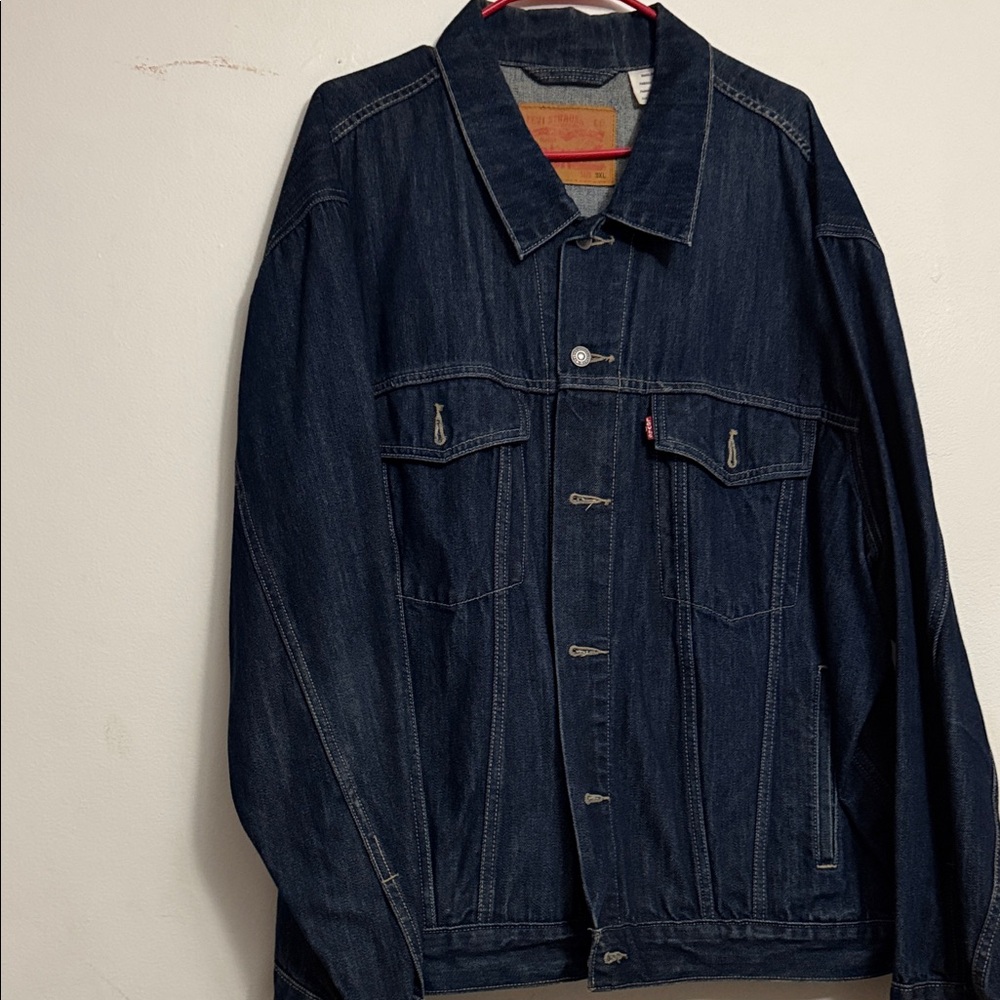 Levi's Men's Dark Blue Denim Jacket